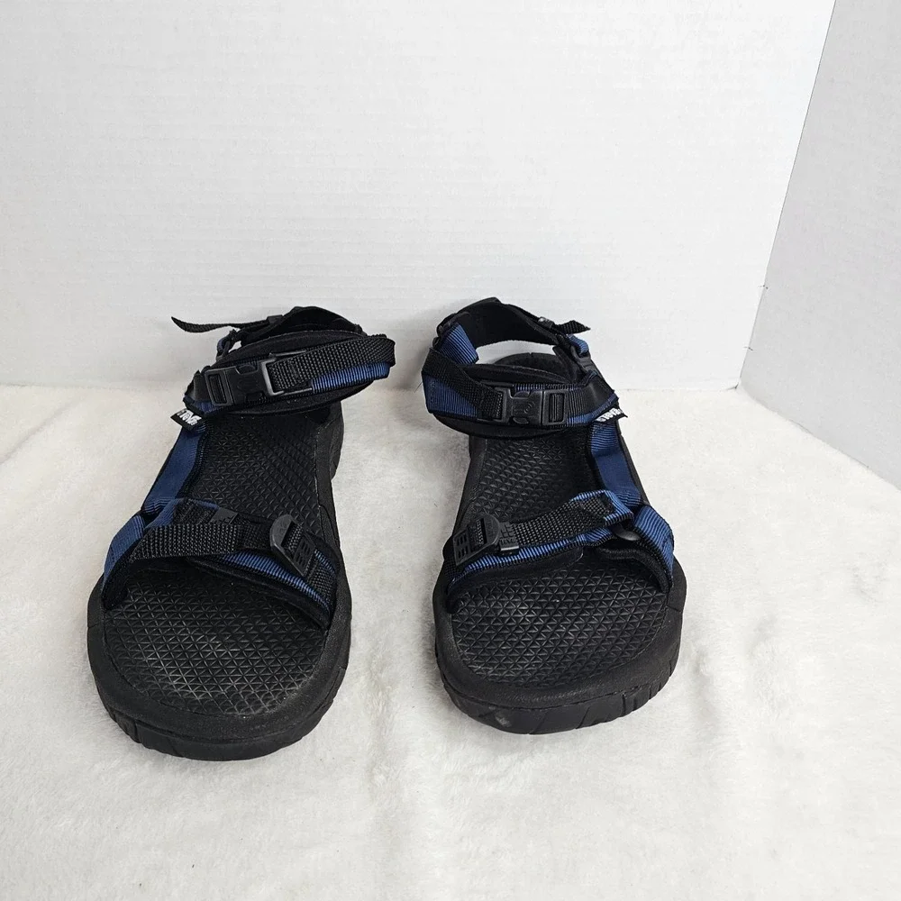 Teva Men's Blue Black Sports Outdoor Hiking Sandals Strappy Size 11 M